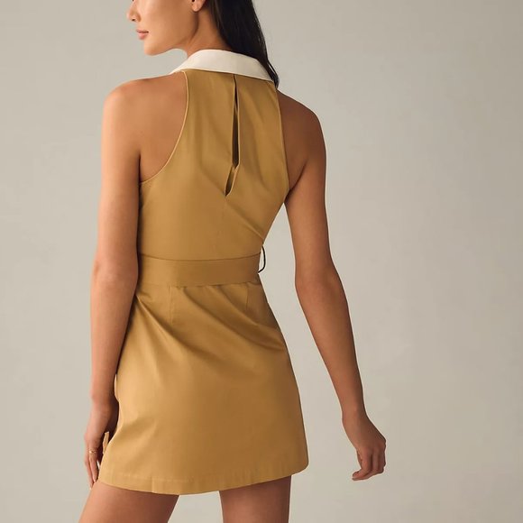 Anthropologie Hutch Sleeveless Collared Dress - Picture 3 of 7